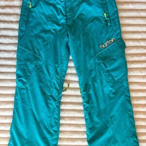Burton Girl's Elite Cargo Snowboard Ski Pants, Size M (10-12)